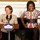 Susan Sher and First Lady Michelle Obama